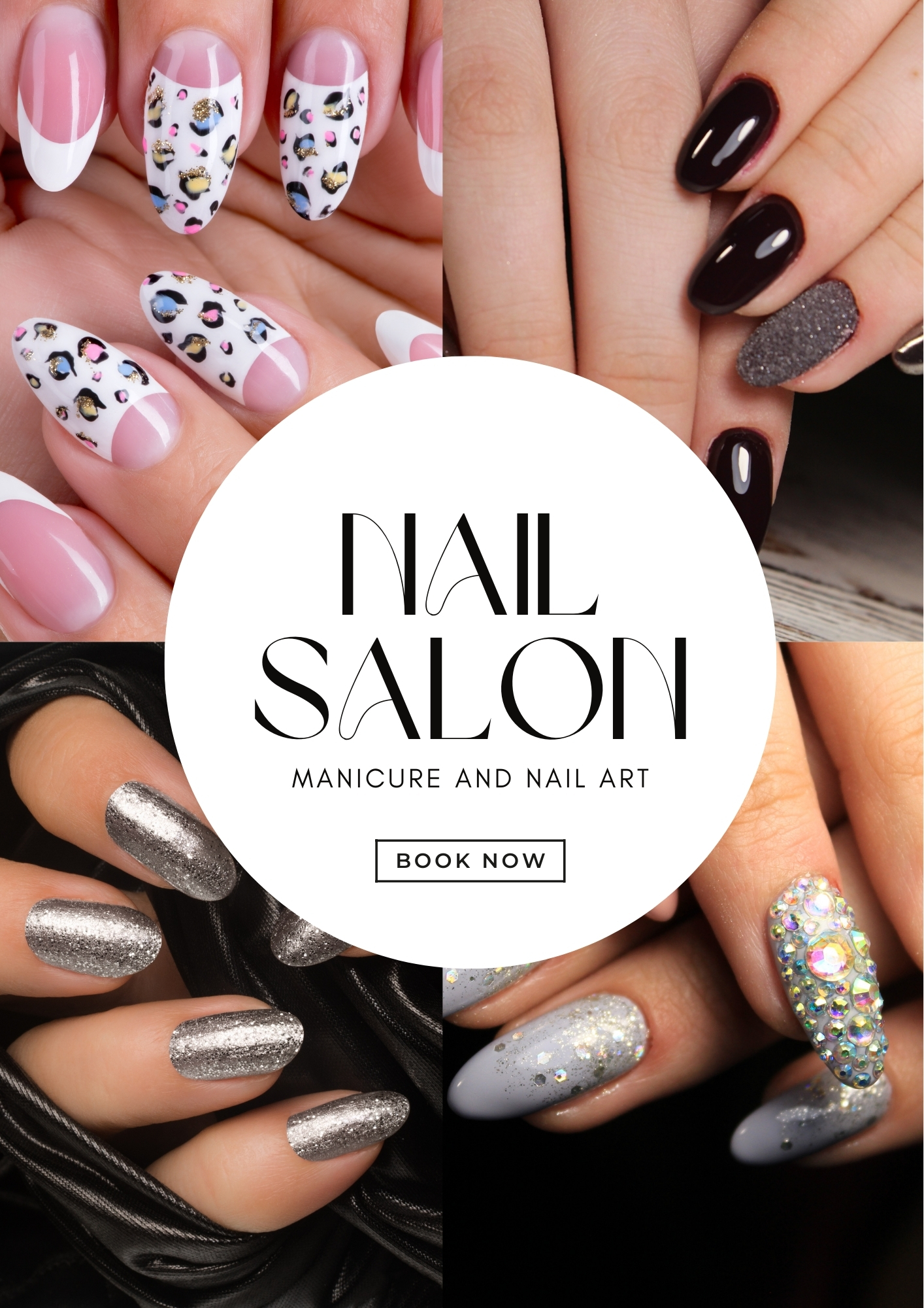 Colorful Nail Salon Promotion Instagram Post